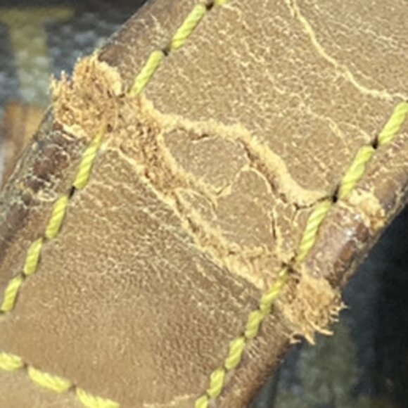 LOUIS VUITTON Saint Cloud GM Shoulder Bag Monogram Leather Brown - Picture 10 of 14